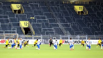 Bundesliga: Borussia Dortmund, Hertha Berlin players kneel for George Floyd as Bayern Munich keep cruising with another win