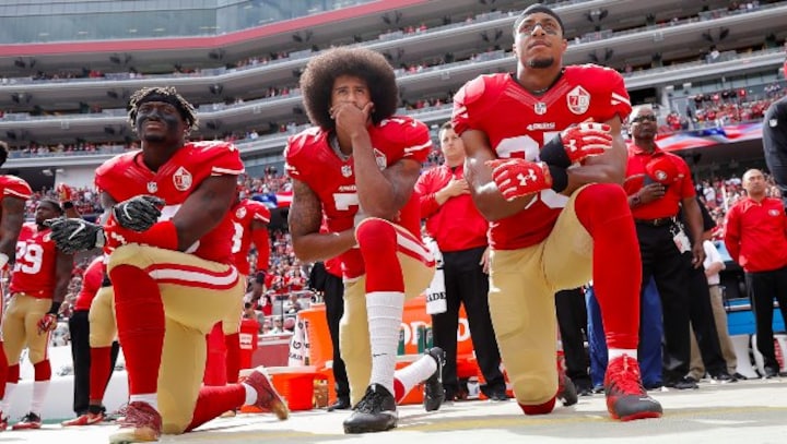IOC's stance of banning athletes from taking a knee a 'clear breach of human rights', says Global Athlete