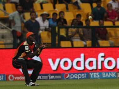 Darren Sammy during his time with Sunrisers Hyderabad. Image: Sportzpics for BCCI