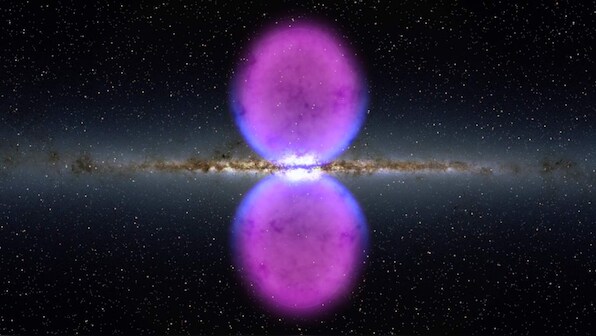 Milky Way's giant gas-filled Fermi bubbles imaged in visible light for the first time