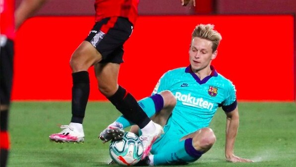 LaLiga: Barcelona midfielder Frenkie de Jong set to miss Athletic Bilbao clash after injuring calf muscle