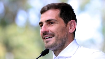 Spain and Real Madrid football legend Iker Casillas announces that he's hanging up his gloves