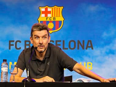 File image of Juan Carlos Unzue. Image Courtesy: Twitter @FCBarcelona