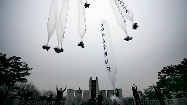 As floating propaganda leaflets irritate North Korea, it appears the South isn't all that happy either