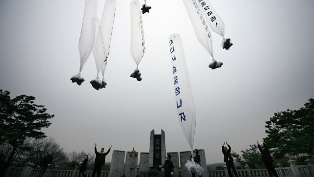 As floating propaganda leaflets irritate North Korea, it appears the South isn't all that happy either As floating propaganda leaflets irritate North Korea, it appears the South isn't all that happy either