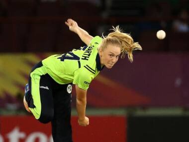 File image of Irish cricketer Kim Garth. Image credit: Twitter/@ICC