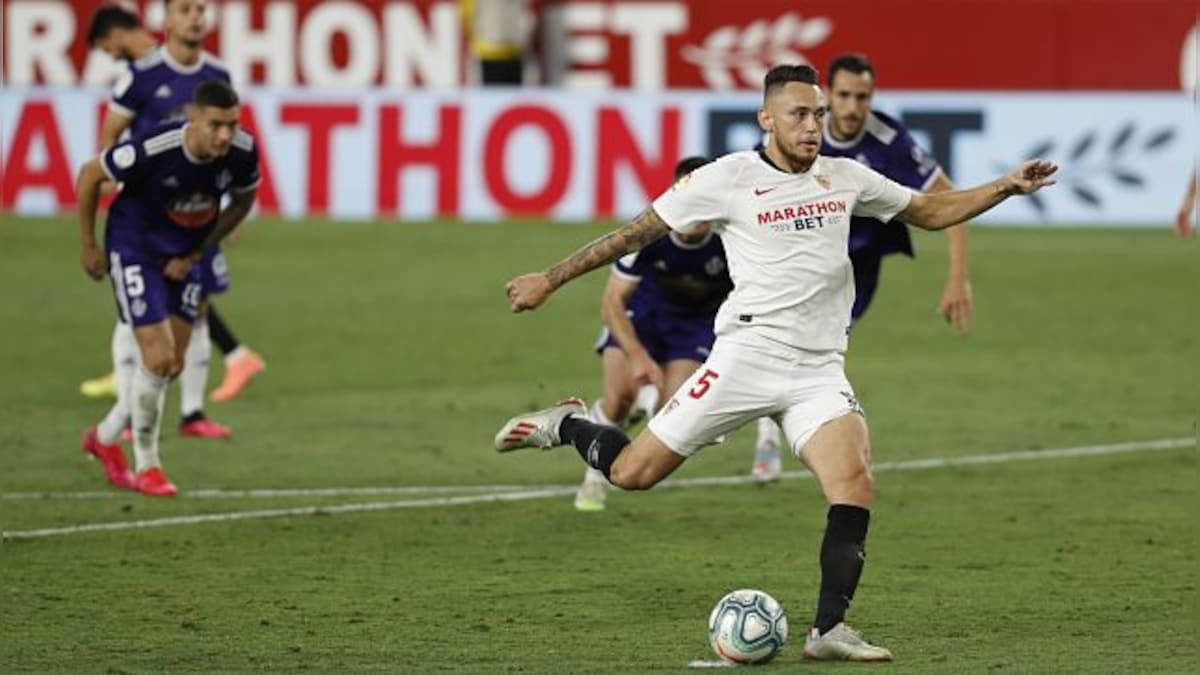 LaLiga: Lucas Ocampos' 83rd minute goal helps Sevilla draw against Valladolid