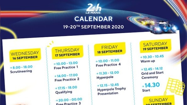 24 Hours of Le Mans: Practice, qualifying, warm-up and race all condensed in four-day event in revised schedule