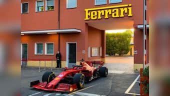 Formula 1 2020: Charles Leclerc drives his Ferrari F1 car from factory to test track in Maranello