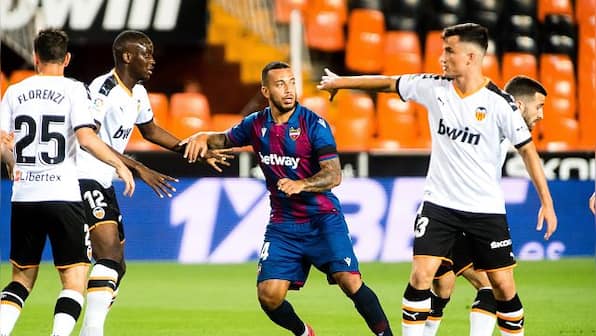 LaLiga: Gonzalo Melero converts last-minute VAR-awarded penalty to help Levante hold Valencia to 1-1 draw