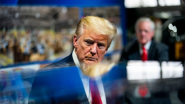 As protests and violence following the killing of George Floyd spill over, Donald Trump shrinks back