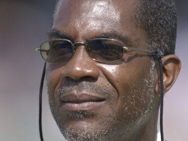 File image of Michael Holding. Twitter @ICC