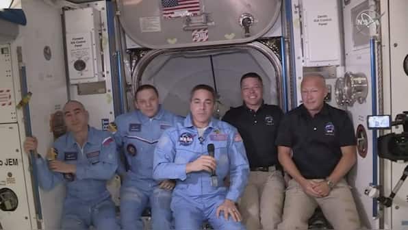 NASA astronauts reach ISS, SpaceX's Elon Musk says its the 'first step on a journey toward a civilization on Mars'