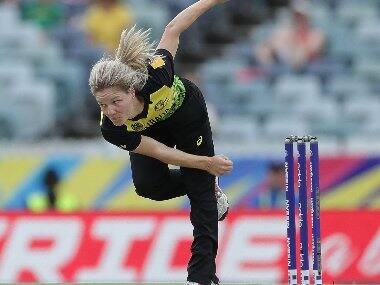 Australia’s Nicola Carey has backed calls to try smaller and lighter balls in the women’s game. Image: ICC Media