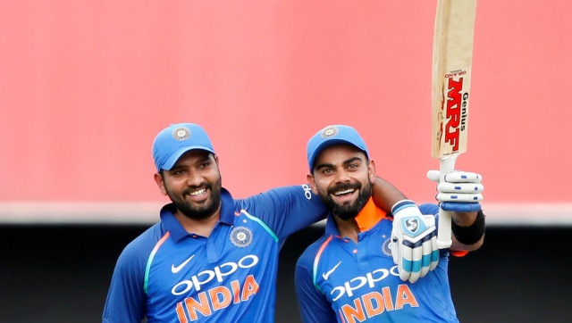 Unable to break Virat Kohli-Rohit Sharma partnership, Australia captain Aaron Finch once sought umpire's advice Unable to break Virat Kohli-Rohit Sharma partnership, Australia captain Aaron Finch once sought umpire's advice