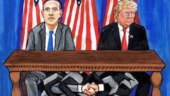 What is Facebook's deal with Donald Trump? The answer lies in an October 2019 dinner at the White House