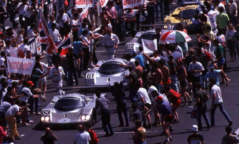 Sauber cars at the 1989 Le Mans. Image: Sauber Motorsport AG