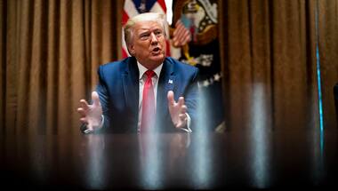 Donald Trump demands CNN retract 'phony' poll that shows him trailing Joe Biden by 14 percentage points