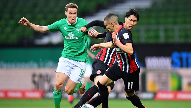 Bundesliga: Stefan Ilsanker's brace fires Eintracht Frankfurt to comfortable win as Werder Bremen remain in drop zone Bundesliga: Stefan Ilsanker's brace fires Eintracht Frankfurt to comfortable win as Werder Bremen remain in drop zone