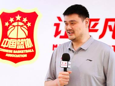 File image of Chinese Basketball Association president and former NBA star Yao Ming. AP