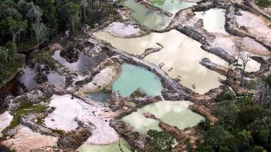 Satellite imagery shows illegal gold mining in Brazil has increased, threatens the Yanomami tribe in the heart of the Amazons