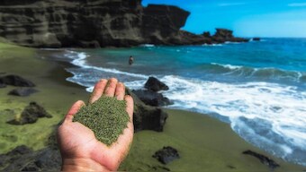 Weird green sand could sequester greenhouse gases and help combat climate change, say scientists