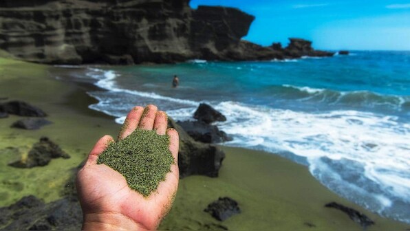 Weird green sand could sequester greenhouse gases and help combat climate change, say scientists