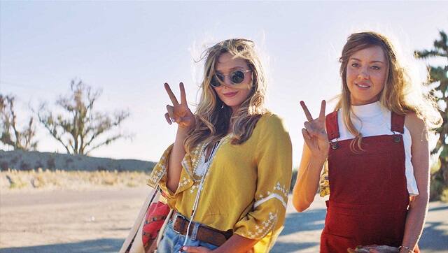 Elizabeth Olsen as Taylor and Aubrey Plaza as Ingrid, in a still from Ingrid Goes West