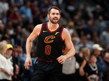 File image of Cleveland Cavaliers forward Kevin Love. AP Photo