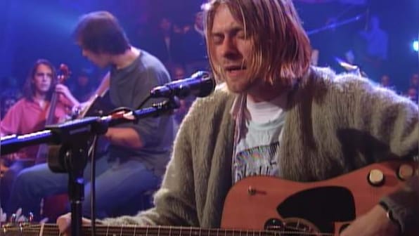 Kurt Cobain's guitar from 1993 MTV Unplugged performance in New York sold for $6mn at auction