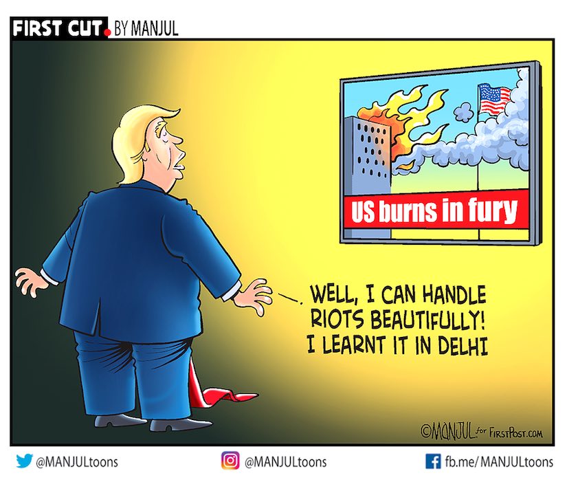 George Floyd protests: Donald Trump declares himself 'president of law and order', threatens military force to counter violent protests George Floyd protests: Donald Trump declares himself 'president of law and order', threatens military force to counter violent protests