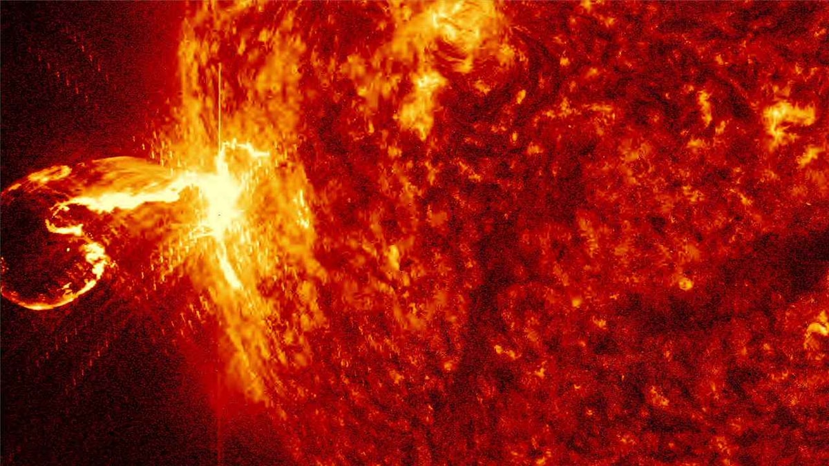 Massive sunspot is turning towards Earth this can result in major solar flares that can effect electrical systems