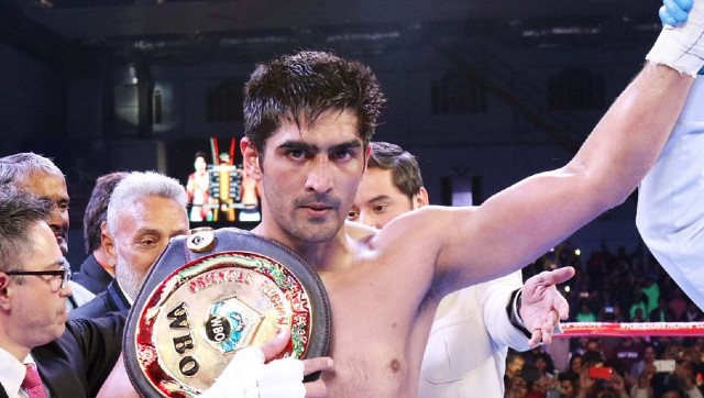 Vijender Singh aims to extend unbeaten pro boxing run in 'Battle on Ship' Vijender Singh aims to extend unbeaten pro boxing run in 'Battle on Ship'
