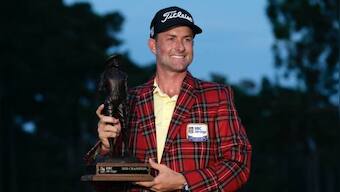 RBC Heritage: Webb Simpson sets scoring record at tournament to celebrate Father's Day win at Harbour Town