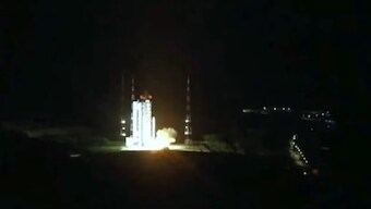 China successfully launches its fourth new ocean monitoring satellite Haiyang 1D from the Taiyuan Satellite Launch Centre