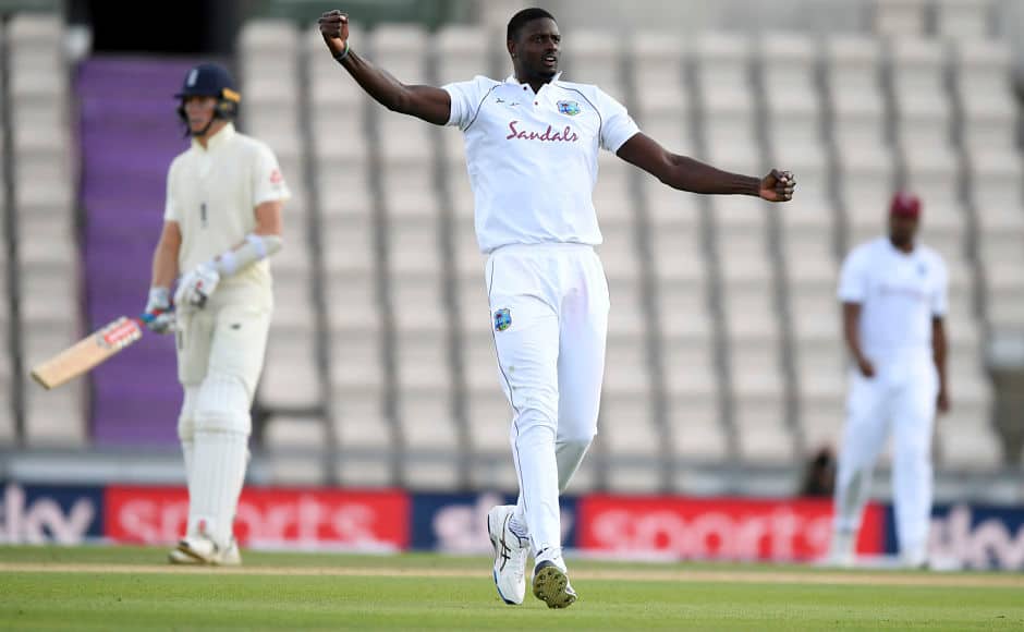 West Indies captain Jason Holder led from the front and picked up a six-for in the first innings. AP