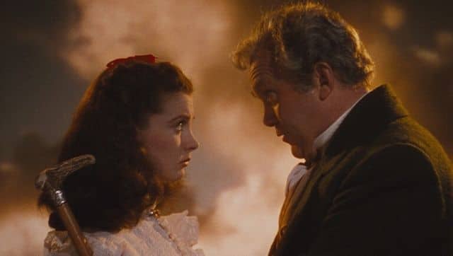 Scarlett's father explains to her early on, the importance of land as the only thing worth fighting for. Image via Facebook