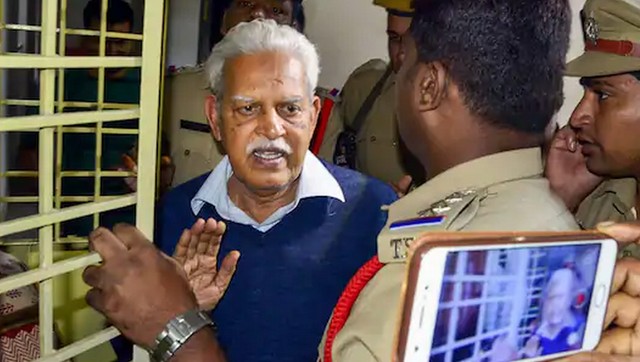 'For Varavara Rao, hospital has proved as hellish as jail': Writers, politicians seek poet's release from custody 'For Varavara Rao, hospital has proved as hellish as jail': Writers, politicians seek poet's release from custody