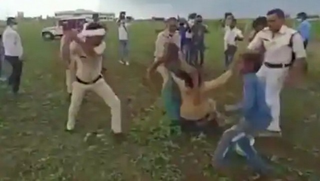 Six Madhya Pradesh policemen suspended after video of them assaulting couple in Guna sparks outrage Six Madhya Pradesh policemen suspended after video of them assaulting couple in Guna sparks outrage