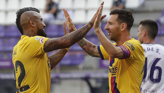 LaLiga: Barcelona keep title race alive with narrow win over Valladolid; Atletico Madrid edge past Real Betis LaLiga: Barcelona keep title race alive with narrow win over Valladolid; Atletico Madrid edge past Real Betis