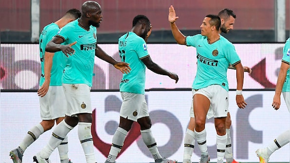 Serie A: Romelu Lukaku scores brace as Inter Milan beat Genoa to stay in title race; Napoli earn win against Sassuolo
