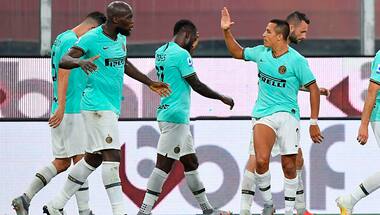 Serie A: Romelu Lukaku scores brace as Inter Milan beat Genoa to stay in title race; Napoli earn win against Sassuolo