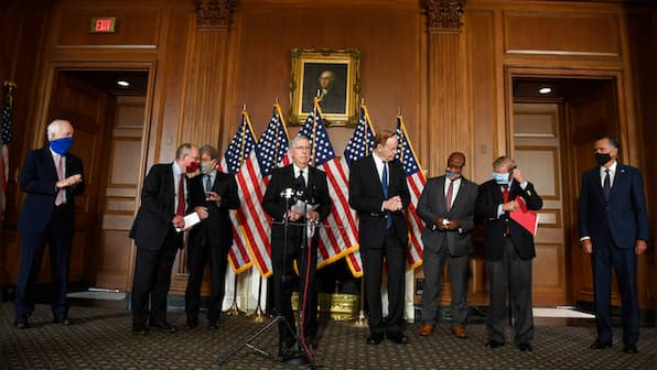 White House, Democrats at odds on virus aid as Republicans struggle to roll out $1 trillion coronavirus relief package