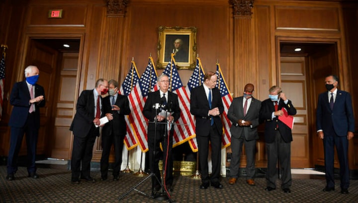 White House, Democrats at odds on virus aid as Republicans struggle to roll out $1 trillion coronavirus relief package