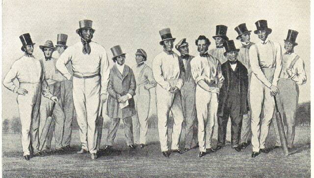 William Clarke's All-England Eleven, established in 1846. Source: Wikimedia Commons