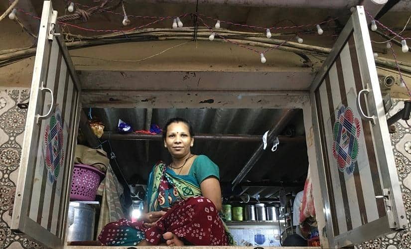 Bharti Waghela, a domestic worker who lost her livelihood due to the coronavirus-induced lockdown. Sarasvati NT