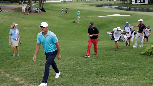 Golfer Brooks Koepka gets his groove back at World Golf Championships, leads by two shots Golfer Brooks Koepka gets his groove back at World Golf Championships, leads by two shots
