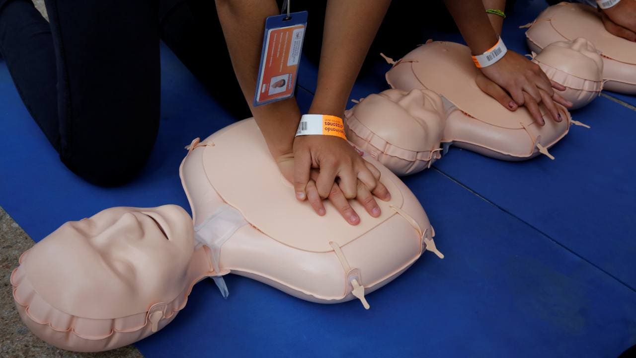 Bystander CPR can save more lives during the COVID-19 if people understand that it isn't a risk to their health. Image: Reuters