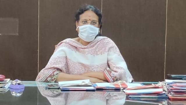  Perambalur district collector V Santha. Greeshma Kuthar