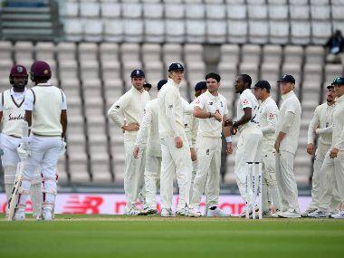James Anderson has registered figures of 1-17 so far. AP